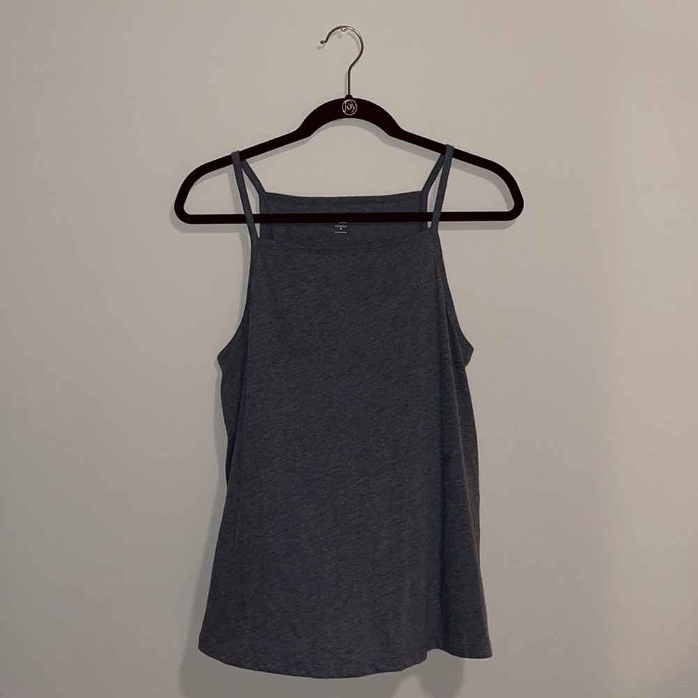Old Navy Heather Gray Strappy Tank Top